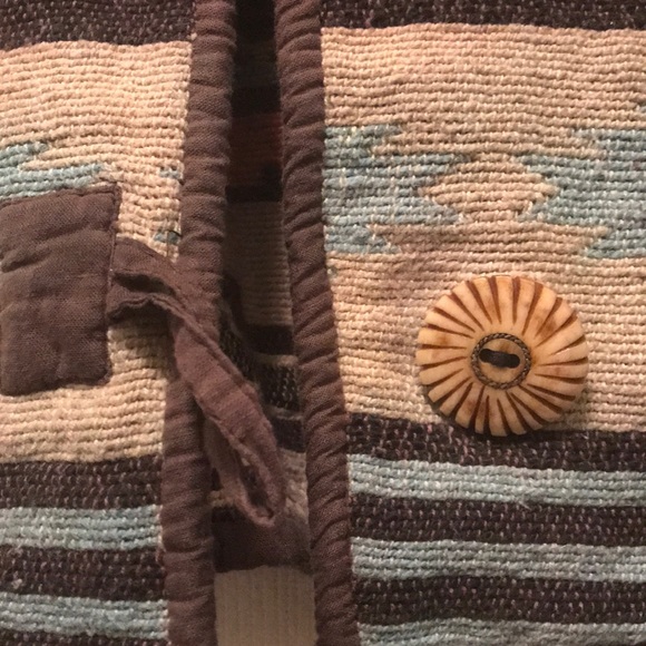 Free People Multicolor Patterned Jean Jacket - Picture 5 of 7